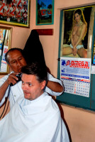 It's not my hair I'm looking at, Puno, Peru