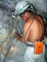 Candelaria miner, Cerro Rico, Potosi, Bolivia (courtesy Lazygun)