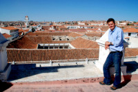 Rod overlooking colonial Sucre, Bolivia
