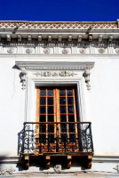 Colonial-style balcony, Sucre, Bolivia