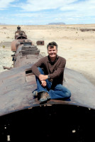 Train cemetery, near Uyuni, Bolivia