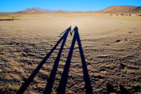 Early morning shadows, San Juan, Southwest Bolivia Early morning shadows, San Juan, Southwest Bolivia