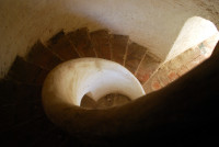 Stairwell, convent of San Felipe de Neri, Sucre, Bolivia
