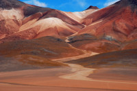 Desert of Siloli, Southwest Bolivia Desert of Siloli, Southwest Bolivia