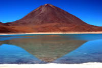 Laguna Verde and Mt. Licancabur, Eduardo Avaroa Andean Fauna National Reserve, Southwest Bolivia