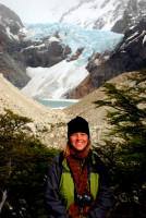 Piedras Blancas glacier (but no Cerro Fitz Roy), Laguna de Los Tres hike, Los Glaciares National Park, Argentina
