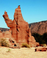 The finger, Talampaya National Park, near La Rioja, Argentina