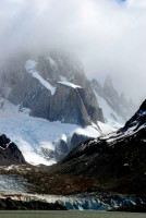 Laguna Torre on a cloudy day, Los Glaciares National Park, Argentina