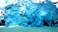 Weird ice formations, Lago Argentino, near El Calafate, Argentina