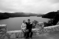 Rod and Christi, Lago Espejo, Lake District, Argentina