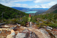 Lago Pahoe from the French Valley, Torres del Paine National Park, Chile