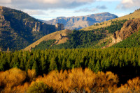 Beautiful colors, Lake District, Argentina
