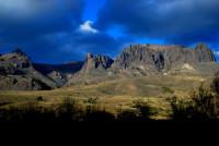 Stormy weather over the Lake District, Argentina