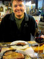 Rod at La Barra restaurant, Mendoza, Argentina