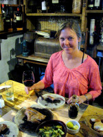 Christi at La Barra restaurant, Mendoza, Argentina