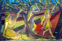 Mural, Pasrai SRL olive oil factory, Mendoza, Argentina