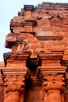 Detail of church at Mission San Ignacio mini, Argentina