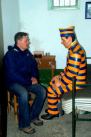 Why'd ya do it son? Prison gallery, Maritime Museum, Ushuaia, Argentina