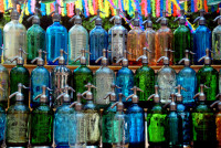 Soda siphons, San Telmo market, Buenos Aires, Argentina