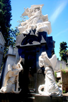 Distraught angels, La Recoleta cemetery, Buenos Aires