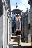Wandering the back streets of La Recoleta cemetery, Buenos Aires