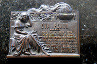 Evita at peace, La Recoleta cemetery, Buenos Aires