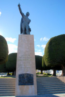 Bernardo O'Higgins, national hero, Punta Arenas, Chile