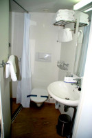 Our bathroom aboard the MV Mare Australis, Punta Arenas, Chile