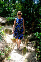 Through the jungle to Trindade beach, Costa Verde, Brazil