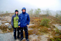 The sun was shining when we started this photo! Ainsworth Bay, Tierra del Fuego, Chile