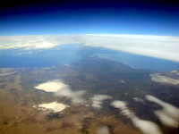 Golfo Nuevo (aerial view), Patagonia, Argentina