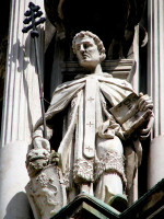 Church detail, San Telmo, Buenos Aires, Argentina