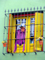 Balcony, La Boca, Buenos Aires, Argentina