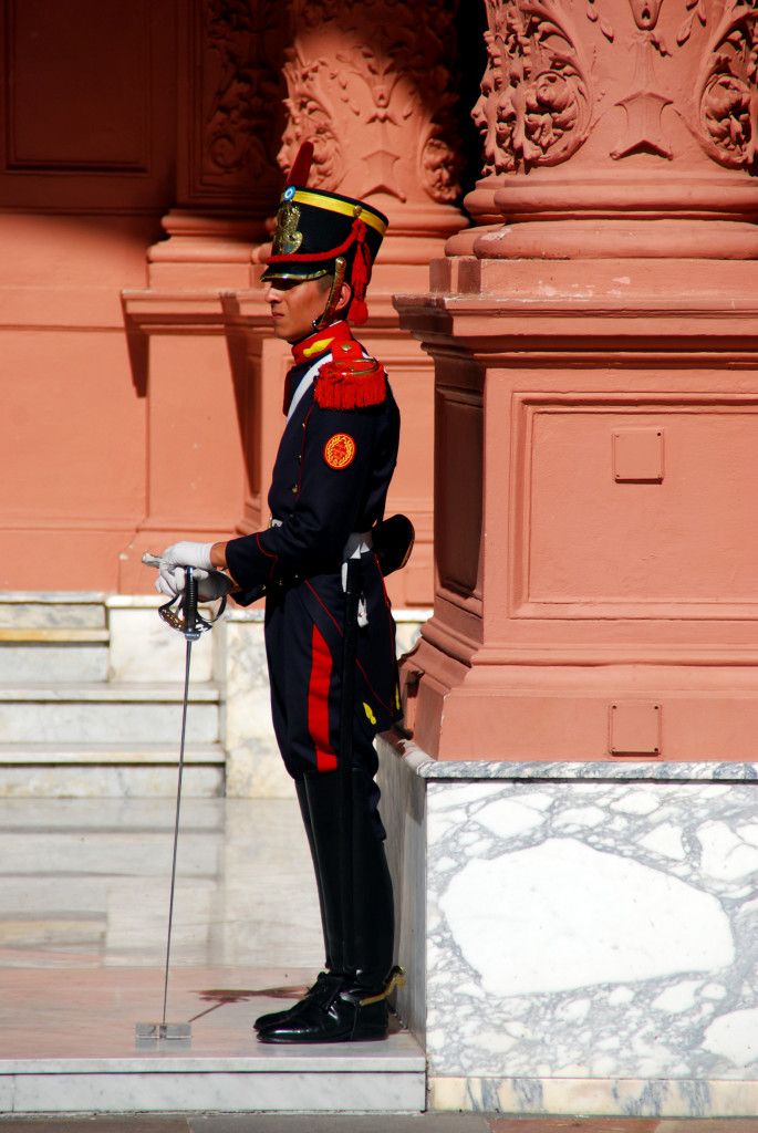 Presidential Guard, Casa Rosada, Plaza de Mayo, Buenos Aires, Argentina