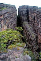 Guacharos crevice, summit of Roraima, Canaima national park, Venezuela Guacharos crevice, summit of Roraima, Canaima national park, Venezuela