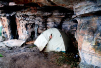 A suite at the hotel Indio, summit of Roraima, Canaima national park, Venezuela A suite at the hotel Indio, summit of Roraima, Canaima national park, Venezuela