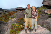 A friendly turtle welcomes us to the summit of The Lost World, Roraima trek, Venezuela A friendly turtle welcomes us to the summit of The Lost World, Roraima trek, Venezuela