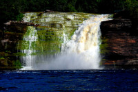 Hacha waterfall, Canaima National Park, Venezuela Hacha waterfall, Canaima National Park, Venezuela