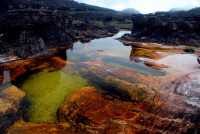 Natural jacuzzi, summit of Roraima, Canaima National Park, Venezuela Natural jacuzzi, summit of Roraima, Canaima National Park, Venezuela