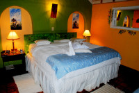 Frills and fluff at the La Posada de San Antonio, Villa de Leyva, Colombia