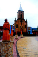 Town square, Raquira, Colombia
