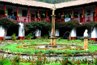 Gardens, Monasterio de la Candelaria, Raquira, Colombia