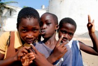 Children in Africa love the camera!