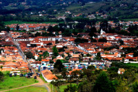 Villa de Leyva cityscape, Colombia
