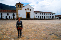 Christi and Iglesia Parroquial, Plaza Mayor, Villa de Leyva, Colombia
