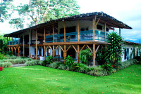 Our room (upper level) at the Hacienda Bambusa, Armenia, Colombia