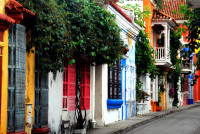 The bright colors and colonial charm of Cartagena, Colombia