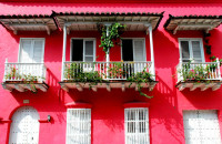 The bright colors and colonial charm of Cartagena, Colombia