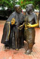 San Pedro Claver ministers to a slave, Cartagena, Colombia