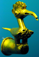 Gold artefact, Zenu Gold Museum, Cartagena, Colombia